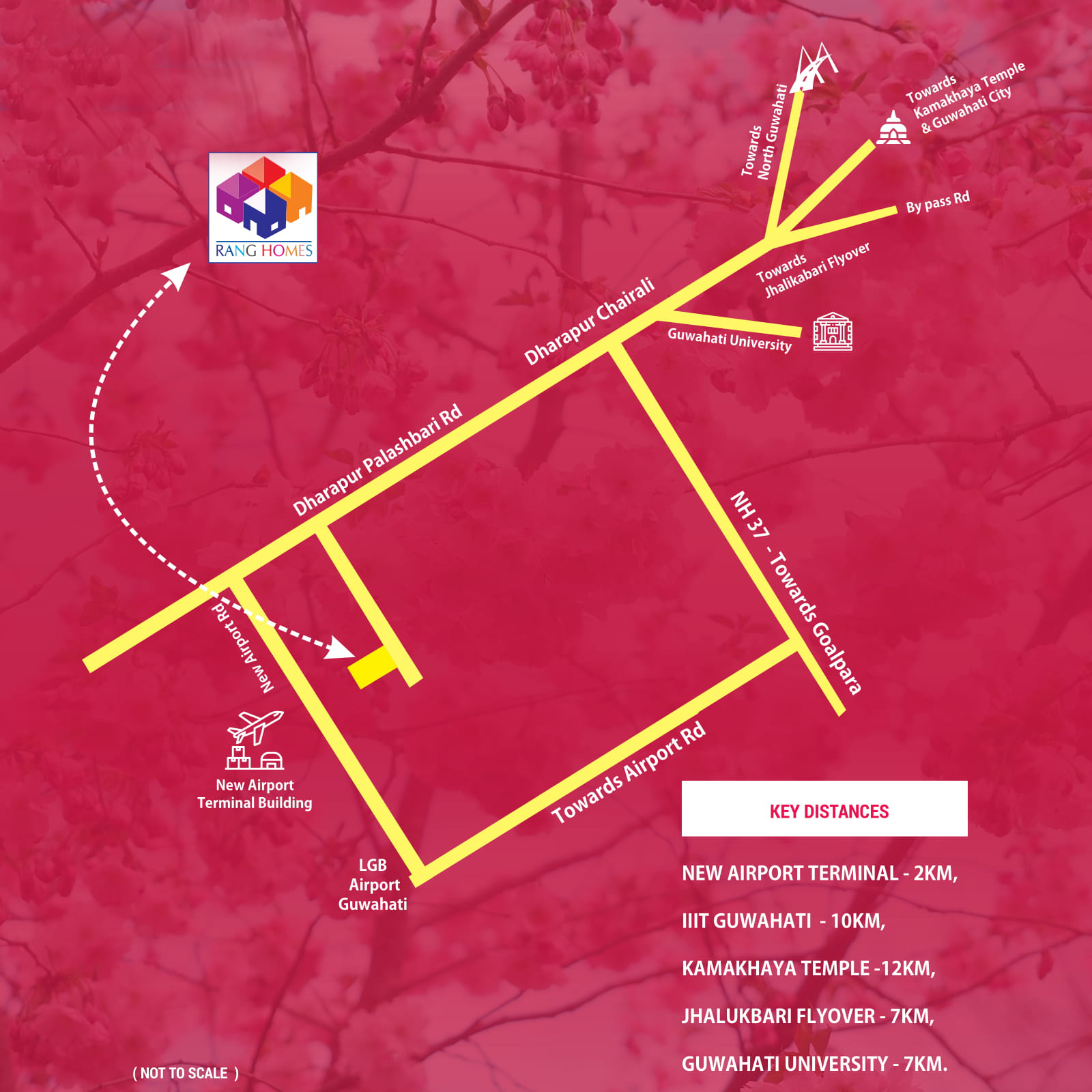 Flats In Guwahati Map